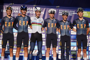 Aitor Martínez, subcampeón de Europa júnior de ciclismo tras el tropiezo de Noval