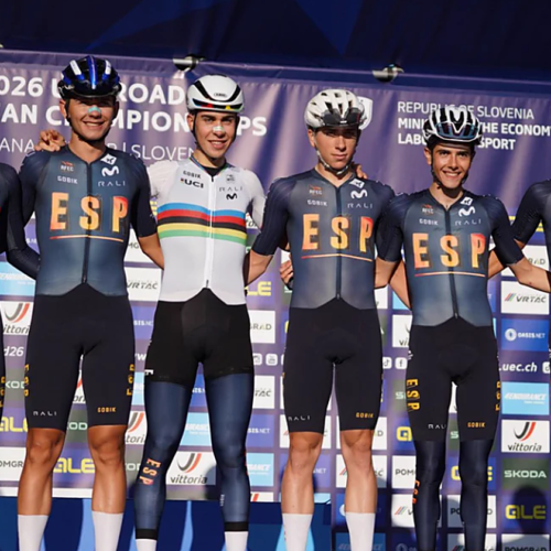 Aitor Martínez, subcampeón de Europa júnior de ciclismo tras el tropiezo de Noval