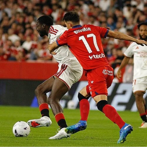 Sevilla – Osasuna, las estadísticas del partido