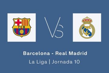 Estadísticas del Barcelona – Real Madrid de la jornada 10 de la Liga