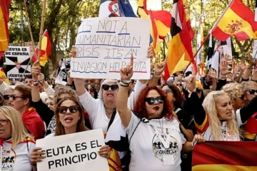 Vivas en la manifestación de Madrid: «Ceuta sigue viviendo una situación absolutamente insostenible»